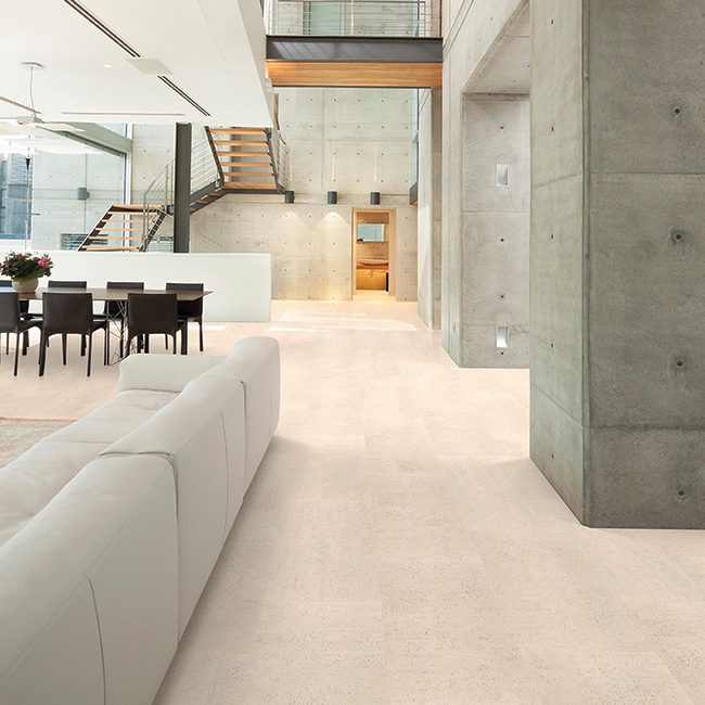 Fashionable Glacier Amorim Wicanders Cork Essence Fashionable Glacier Floating Floor