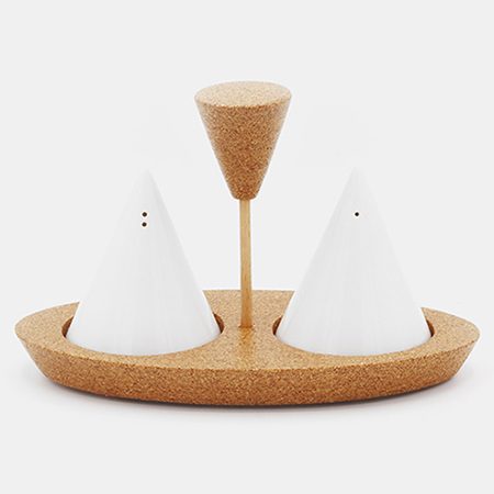 Minimal Cork Salt and Pepper Shaker
